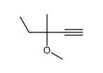 1-Ethyl-1-methyl-2-propynylmethyl ether Structure