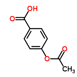 4-乙酰氧基苯甲酸结构式