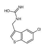 (5-chloro-1-benzothiophen-3-yl)methylurea Structure