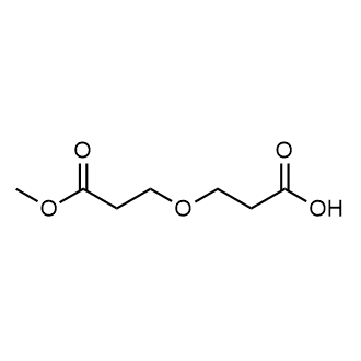 3-(3-Methoxy-3-oxopropoxy)propanoic acid Structure