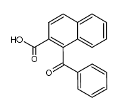 1-Benzoyl-2-naphthoic acid结构式