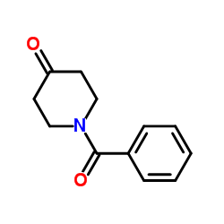 1-Benzoylpiperidin-4-one Structure