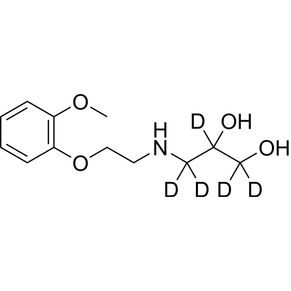 M8 metabolite of Carvedilol-d5 Structure