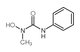 1-hydroxy-1-methyl-3-phenylurea structure