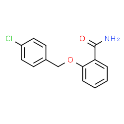 2-((4-CHLOROBENZYL)OXY)BENZAMIDE结构式