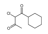 1,3-Butanedione, 2-chloro-1-cyclohexyl- (9CI) Structure