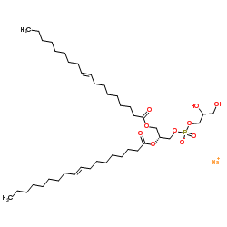 1,2-dielaidoyl-sn-glycero-3-phospho-(1'-rac-glycerol) (sodium salt) Structure