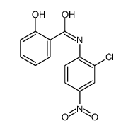 N-(2-chloro-4-nitrophenyl)-2-hydroxybenzamide结构式