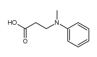 3-(METHYLPHENYLAMINO)-PROPIONIC ACID结构式