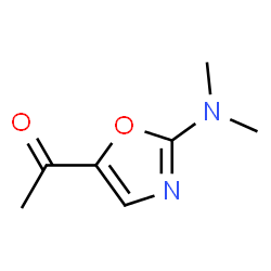 Ethanone, 1-[2-(dimethylamino)-5-oxazolyl]- (9CI) structure