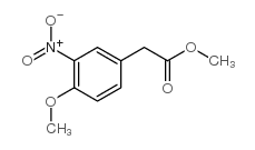 4-METHOXY-3-NITRO-BENZENEACETIC ACID METHYL ESTER Structure