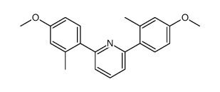 2,6-bis(4-methoxy-2-methylphenyl)pyridine Structure