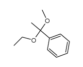 (1-ethoxy-1-methoxyethyl)benzene Structure