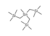 Methyl-tris[(trimethylsilyl)methyl]zinn Structure