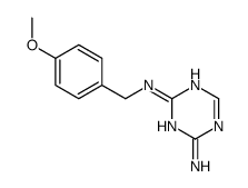 N2-(4-METHOXYBENZYL)-1,3,5-TRIAZINE-2,4-DIAMINE Structure