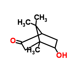 5-Hydroxy-4,7,7-trimethylbicyclo[2.2.1]heptan-2-one结构式