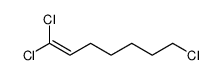 1,1,7-Trichloro-1-heptene structure