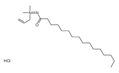 1-allyl-1,1-dimethyl-2-palmitoylhydrazinium chloride结构式