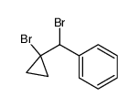 1-(1-bromo-1-phenylmethyl)cyclopropyl bromide Structure