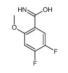 4,5-Difluoro-2-methoxybenzamide structure