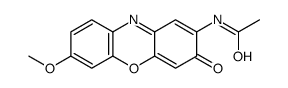 N-(7-methoxy-3-oxophenoxazin-2-yl)acetamide Structure