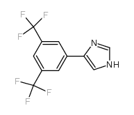 4-(3,5-bis-trifluoromethyl-phenyl)-1h-imidazole结构式