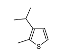 2-methyl-3-propan-2-ylthiophene结构式