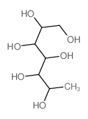 heptane-1,2,3,4,5,6-hexol结构式