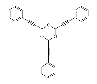 2,4,6-tris-phenylethynyl-[1,3,5]trioxane结构式