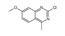 2-chloro-7-methoxy-4-methylquinazoline structure