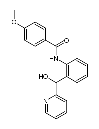 N-[2-(hydroxy-pyridin-2-yl-methyl)-phenyl]-4-methoxy-benzamide Structure