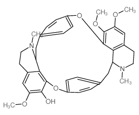 8,11:20,23-Dietheno-1H,12H-[1,10]dioxacyclooctadecino[2,3,4-ij:11,12,13-i'j']diisoquinolin-6-ol,2,3,12a,13,14,15,24,24a-octahydro-5,17,18-trimethoxy-1,13-dimethyl-, (12aR,24aS)-(9CI) Structure