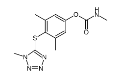 1,3-dimethyl-5-methylcarbamoyloxy-2-(1-methyl-1H-tetrazol-5-ylsulfanyl)-benzene Structure