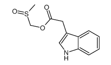 methylsulfinylmethyl 2-(1H-indol-3-yl)acetate结构式