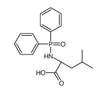 (2S)-2-(diphenylphosphorylamino)-4-methylpentanoic acid结构式