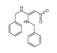 1-N,1-N'-dibenzyl-2-nitroethene-1,1-diamine Structure