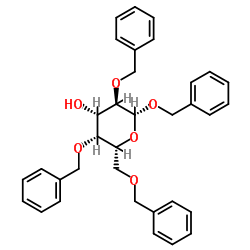 Benzyl 2,4,6-tri-O-benzyl-β-D-galactopyranoside结构式