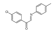 1-(4-chlorophenyl)-2-(4-methylphenyl)iminoethanone结构式