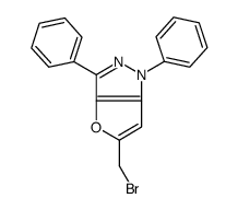 5-(bromomethyl)-1,3-diphenylfuro[3,2-c]pyrazole Structure