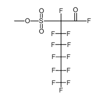 methyl 1-fluorocarbonylperfluorohexane-1-sulfonate Structure