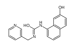 1-(7-hydroxynaphthalen-1-yl)-3-(pyridin-3-ylmethyl)urea Structure