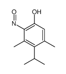 3,5-dimethyl-2-nitroso-4-propan-2-ylphenol结构式