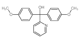 bis(4-methoxyphenyl)-pyridin-2-yl-methanol Structure