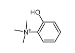 2-hydroxy-N,N,N-trimethylanilinium ion Structure