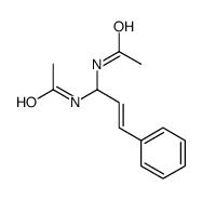 N,N'-(3-Phenyl-2-propen-1-ylidene)bis(acetamide) Structure