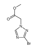 methyl (3-bromo-1H-1,2,4-triazol-1-yl)acetate(SALTDATA: FREE) structure