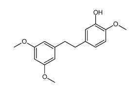 5-[2-(3,5-dimethoxyphenyl)ethyl]-2-methoxyphenol结构式