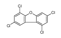 1,3,6,8-tetrachlorodibenzofuran Structure