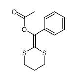 2-(α-acetoxybenzylidene)-1,3-dithiane结构式