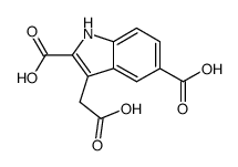 3-(carboxymethyl)-1H-indole-2,5-dicarboxylic acid Structure